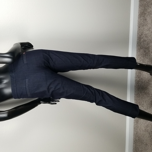 7 For All Mankind Denim-Look Slim Cropped Chino Rare - Picture 3 of 13